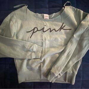 PINK Victoria's Secret Teal Sweatshirt